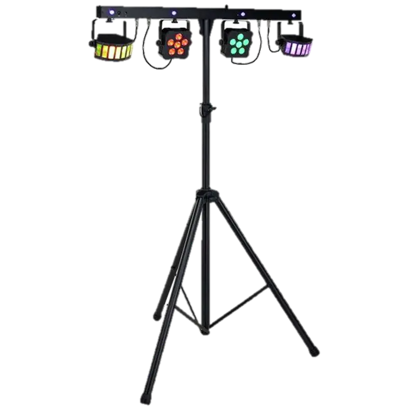 Stairville LED BossFX-2 Pro Bundle auf Stativ